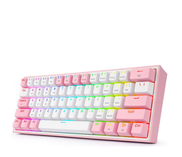 REDRAGON Fizz Pro (biało-różowa) K616RGB-PRO white pink - 1268110 - zdjęcie 3